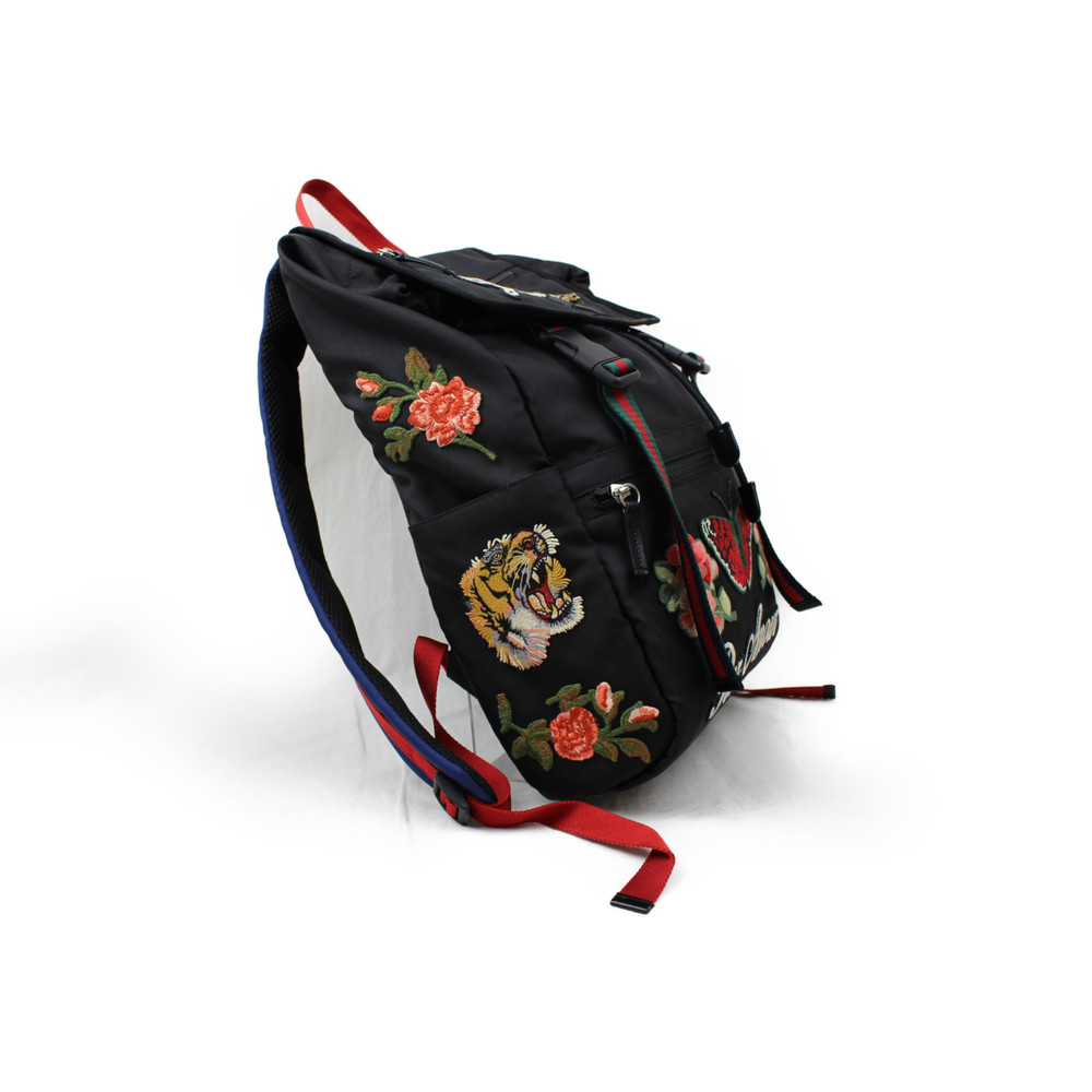 Gucci Techno Canvas Backpack Multicolor Black - image 3